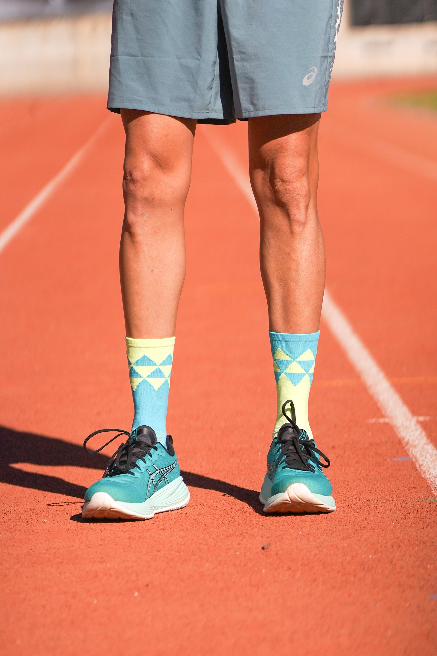 Calcetines Running - Crew Fluor Pyramid