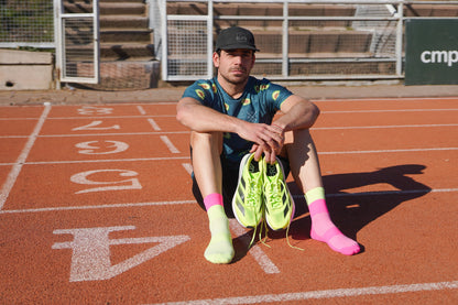 Calcetines Running - Fluor & Pink