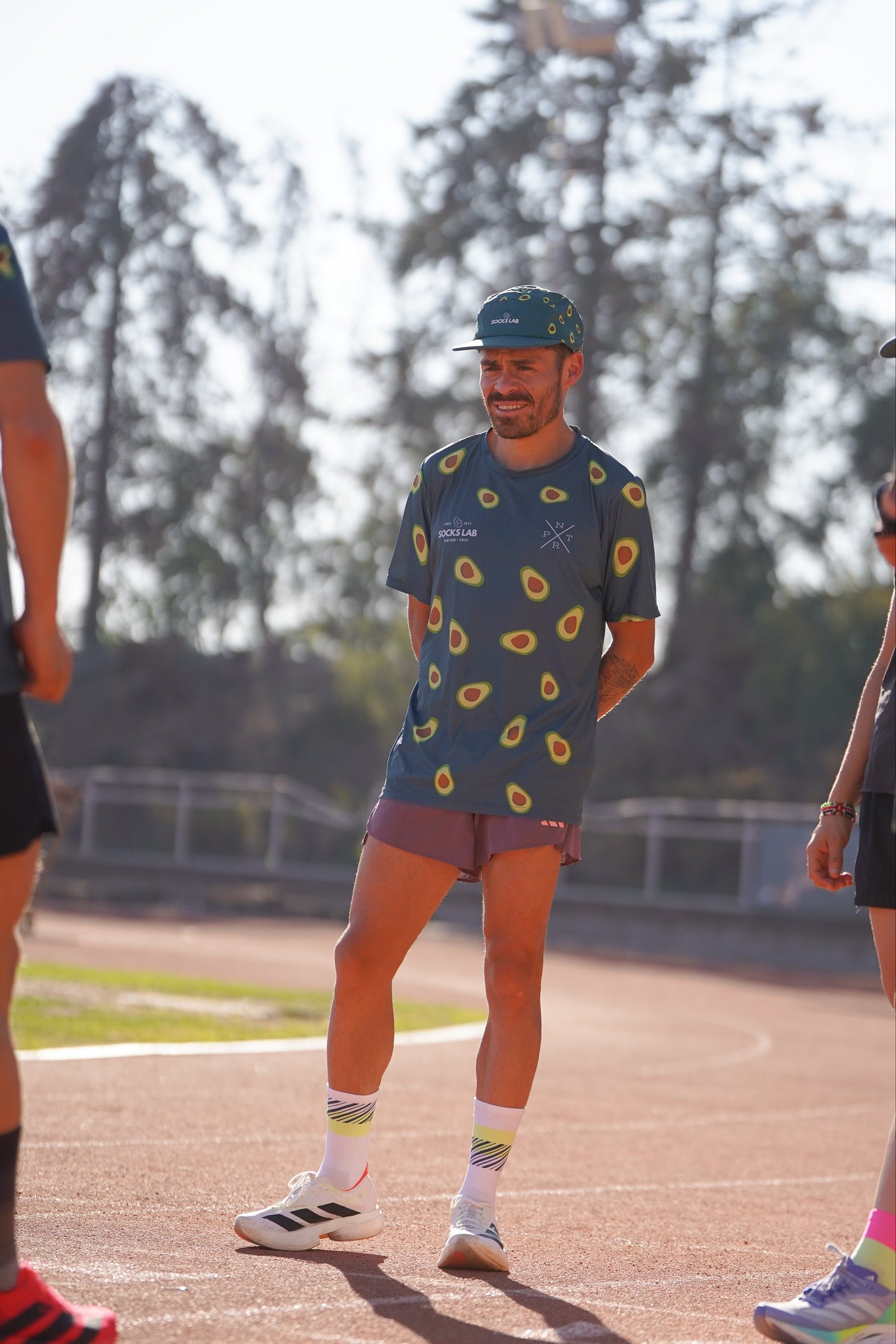 Calcetines Running - Crew Shock Fluor