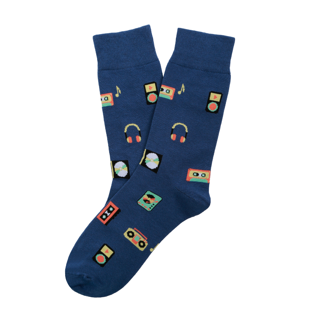Calcetines con diseño Socks Lab - Música Vintage