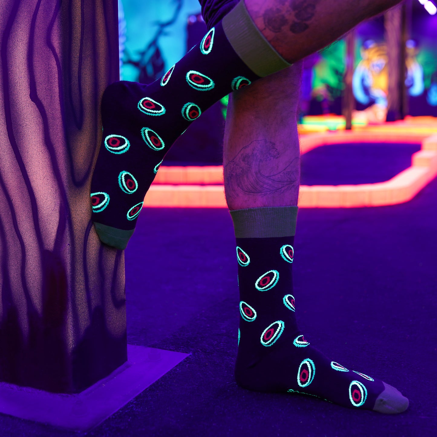 Calcetines con diseño Socks Lab - Neón Palta