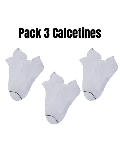 Pack 3 Calcetines TAB White