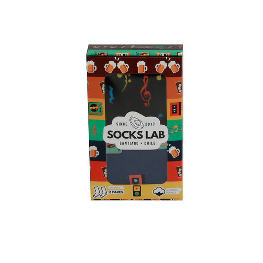 Calcetines con diseño Socks Lab - Pack x2 Música