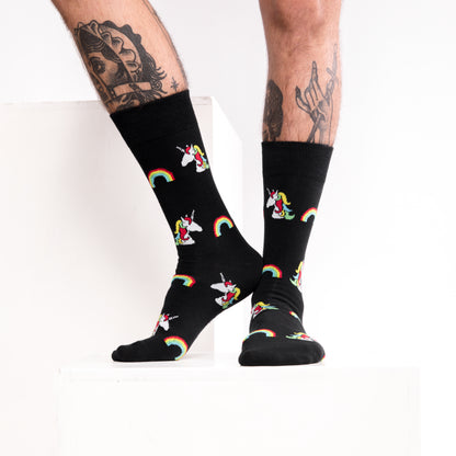 Calcetines con diseño Socks Lab - Unicornio