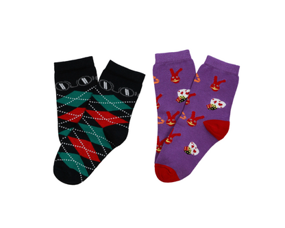 Calcetines con diseño Socks Lab - 31 Minutos Kids - Pack 2 calcetines CCRM + Bodoque