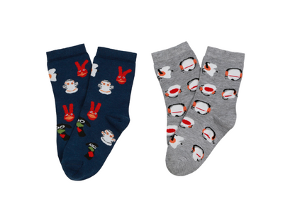 Calcetines con diseño Socks Lab - 31 Minutos Kids - Pack 2 calcetines Juanin + Mix Personajes