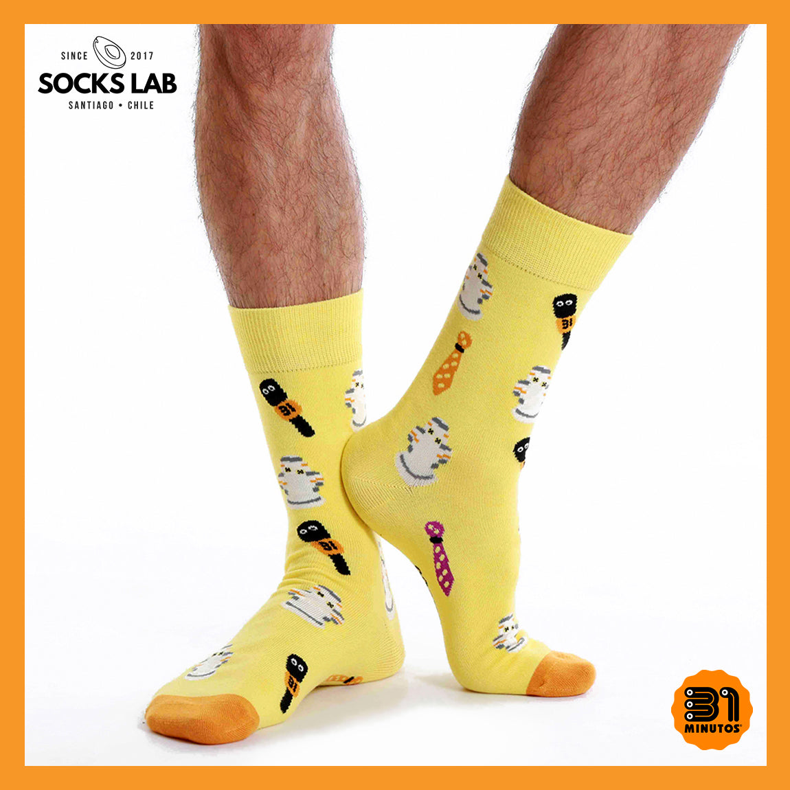 Calcetines con diseño Socks Lab - Tulio Triviño - 31 minutos