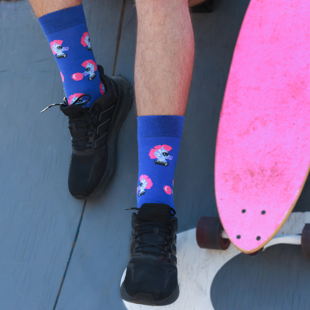 Calcetines con diseño Socks Lab - Cebra Punk