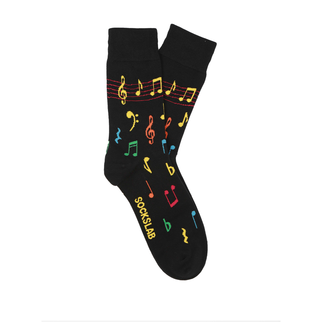 Calcetines con diseño Socks Lab - Notas Musicales