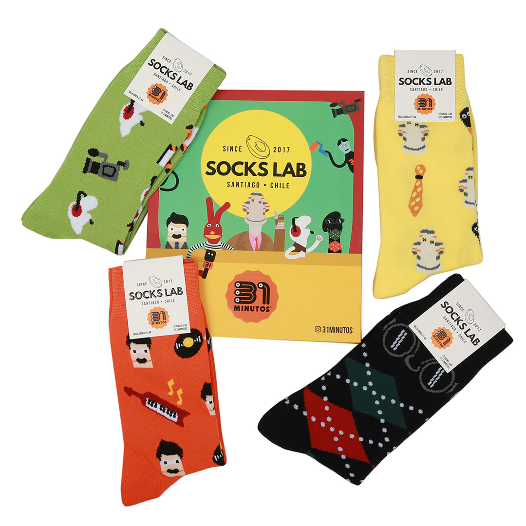 Calcetines con diseño Socks Lab - Pack 31 minutos