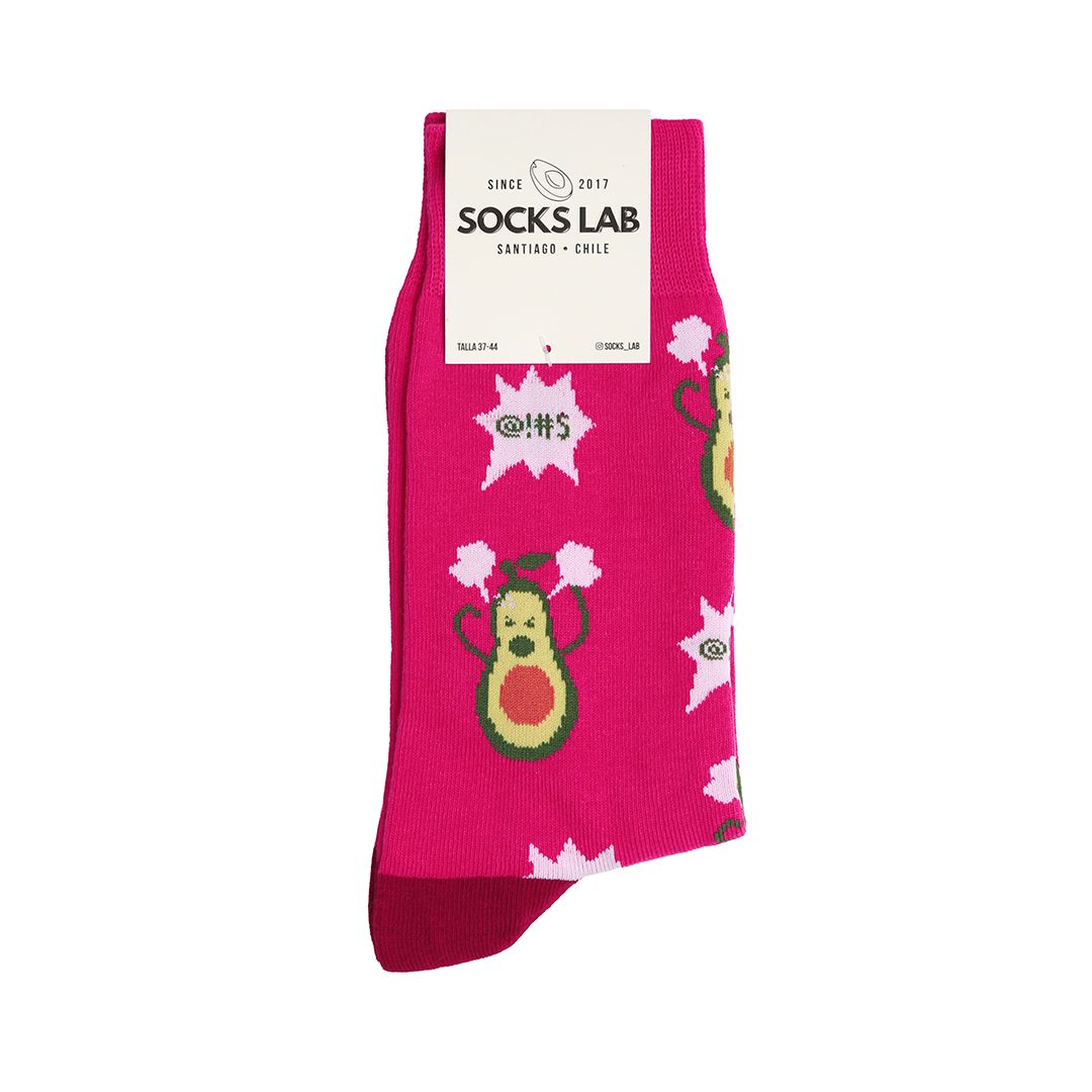 Calcetines con diseño Socks Lab - Palta Enojada