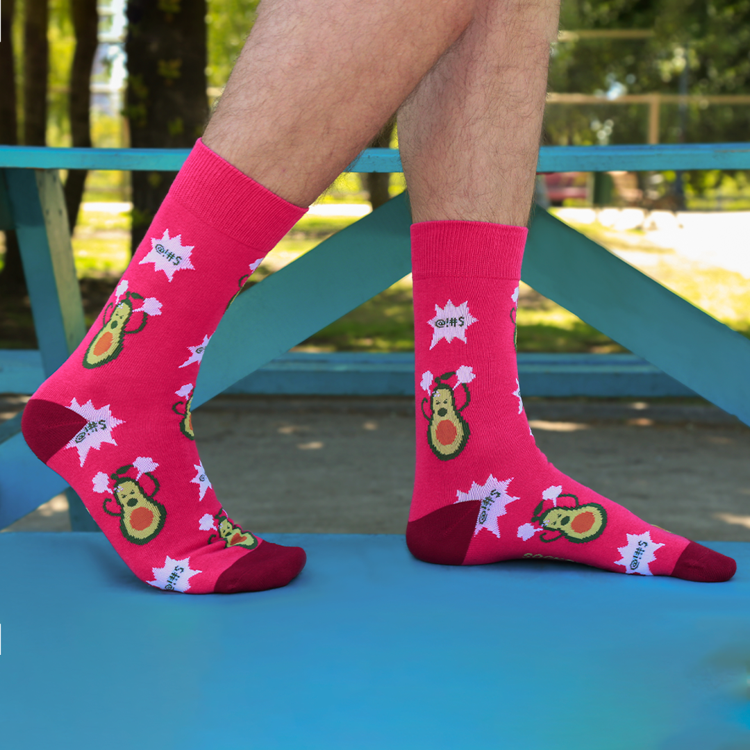 Calcetines con diseño Socks Lab - Palta Enojada