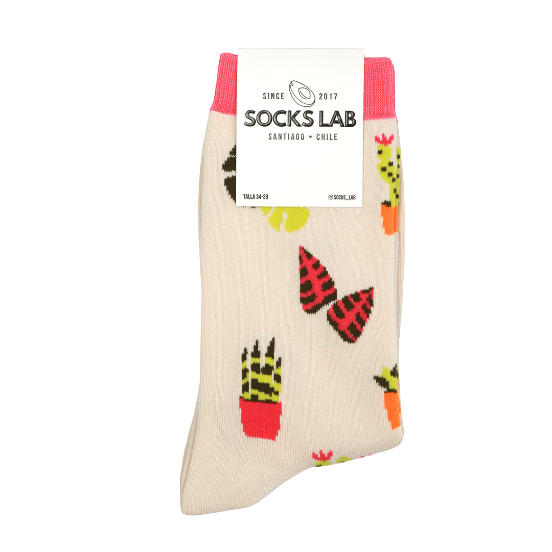 Calcetines con diseño Socks Lab - Plantas