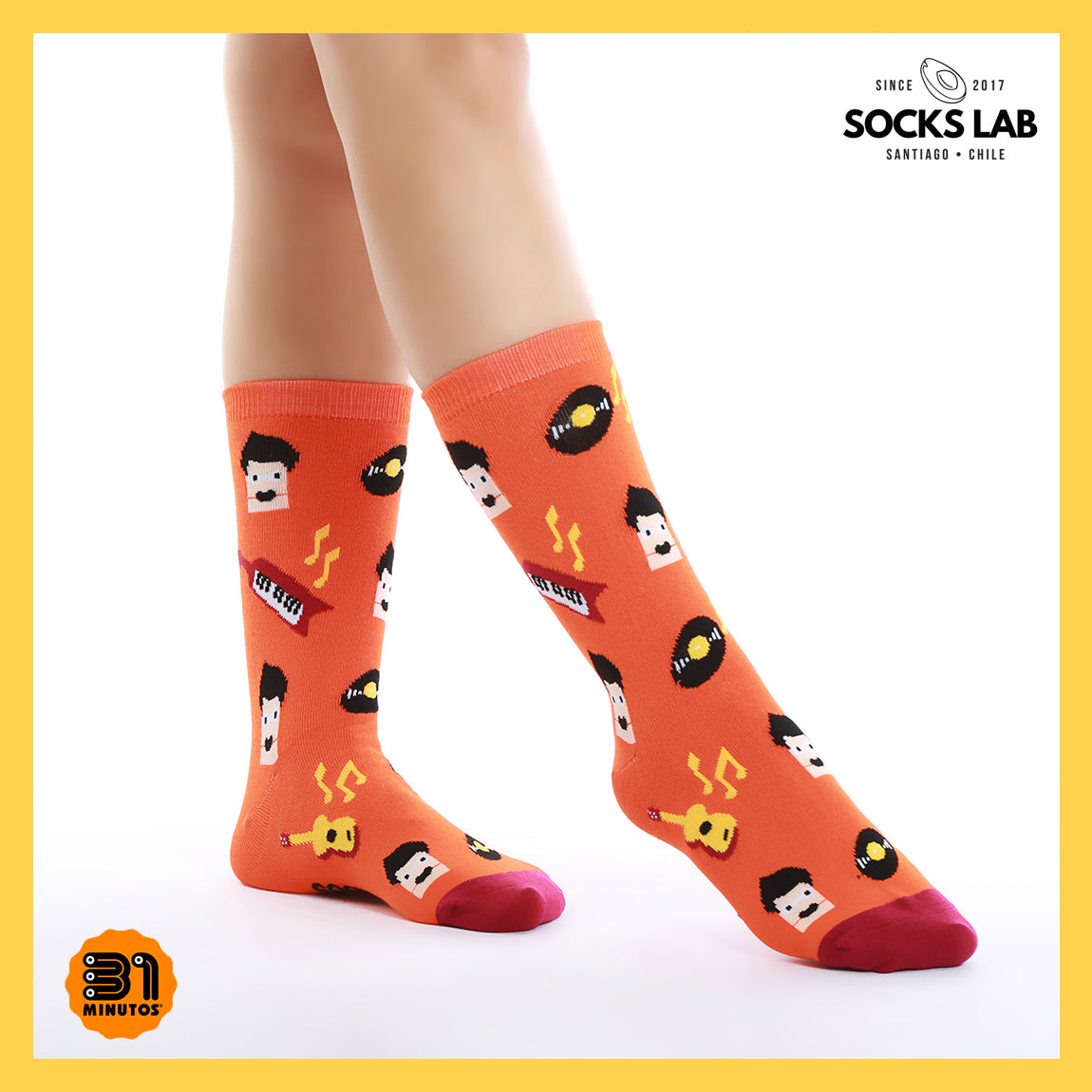 Calcetines con diseño Socks Lab - Policarpo - 31 minutos