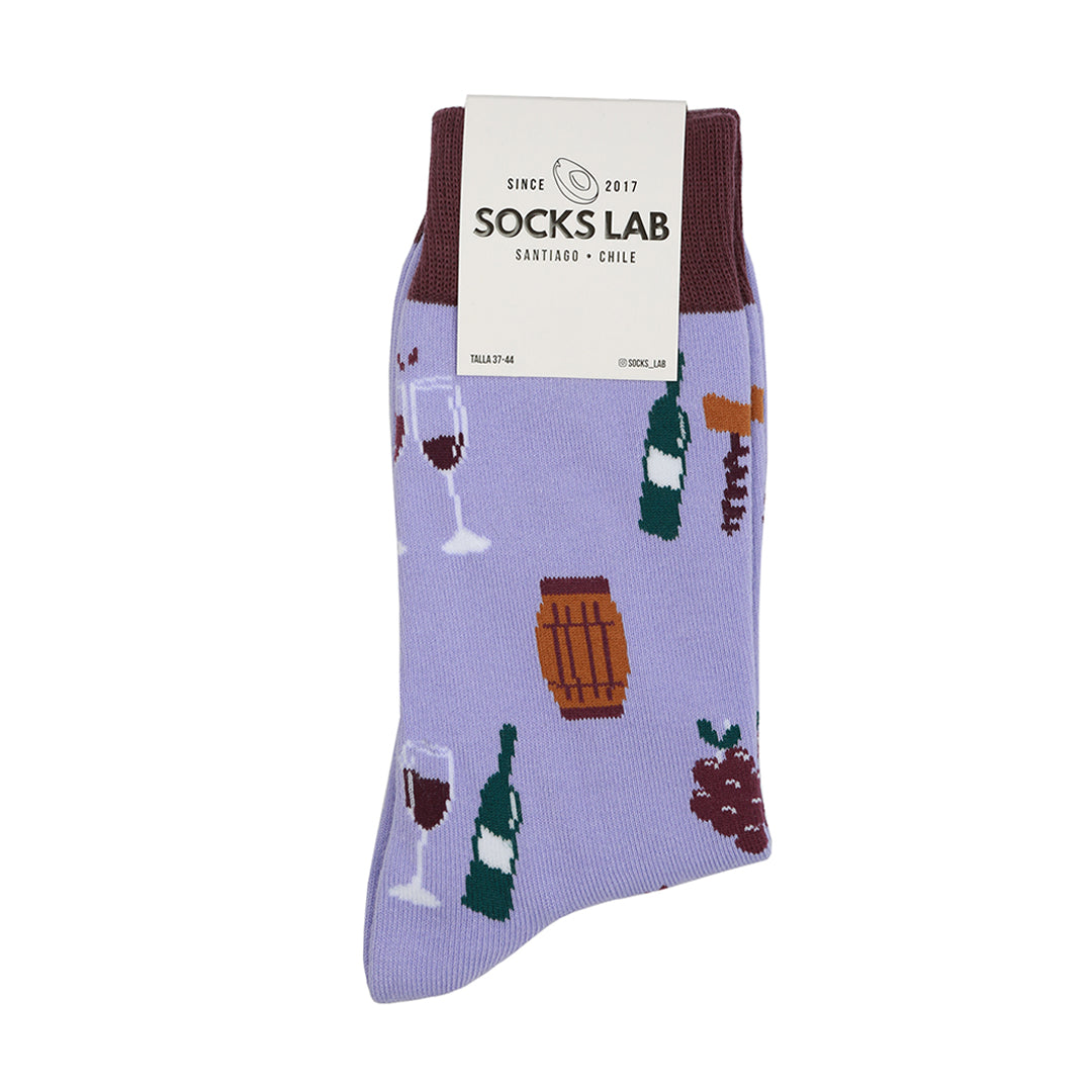 Calcetines con diseño Socks Lab - Vino