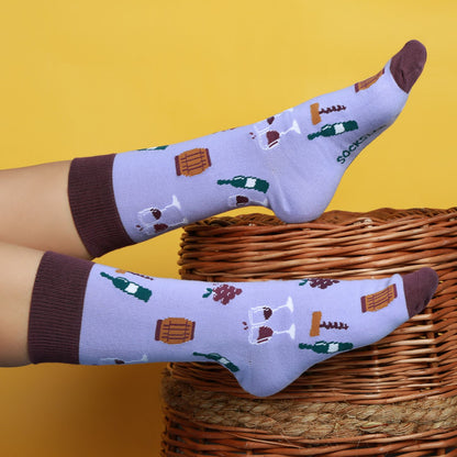 Calcetines con diseño Socks Lab - Vino