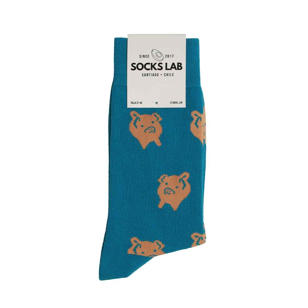 Calcetines con diseño Socks Lab - Chanchito de Greda